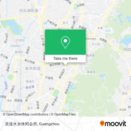 浪漫水乡休闲会所 map