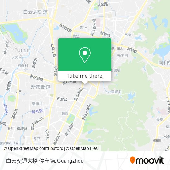 白云交通大楼-停车场 map