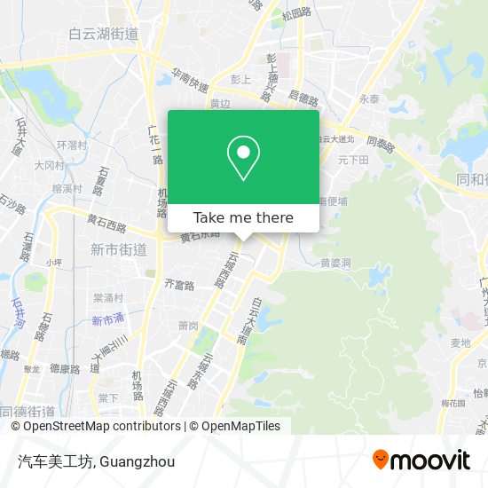 汽车美工坊 map