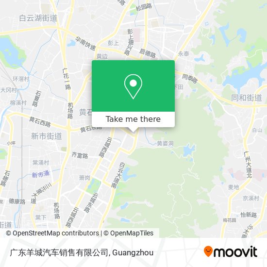 广东羊城汽车销售有限公司 map