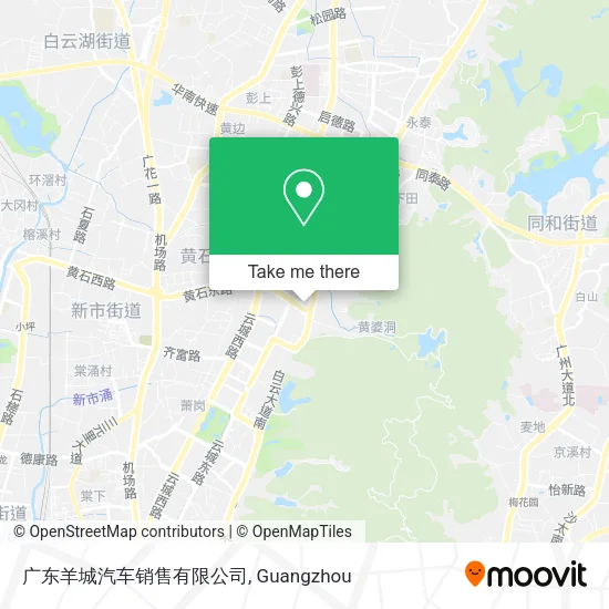 广东羊城汽车销售有限公司 map