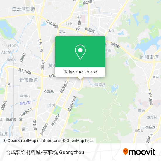 合成装饰材料城-停车场 map