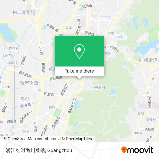满江红时尚川菜馆 map