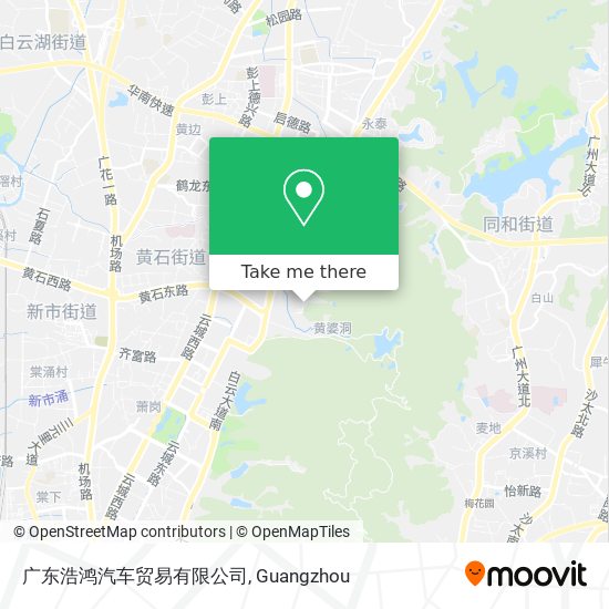 广东浩鸿汽车贸易有限公司 map