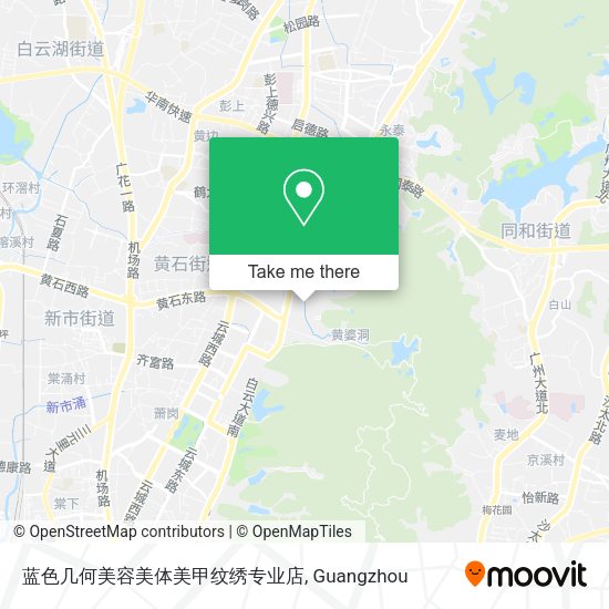 蓝色几何美容美体美甲纹绣专业店 map