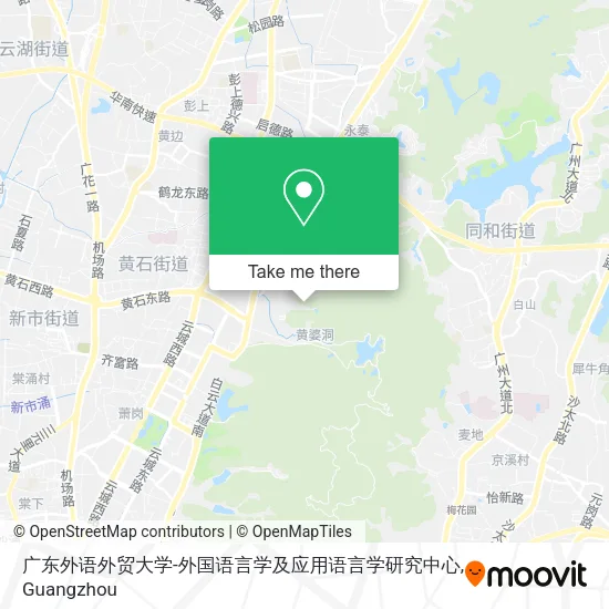 广东外语外贸大学-外国语言学及应用语言学研究中心 map