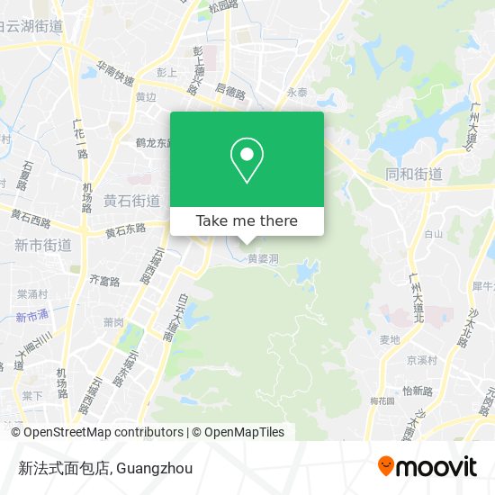 新法式面包店 map