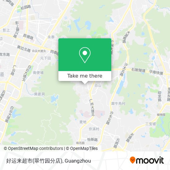 好运来超市(翠竹园分店) map