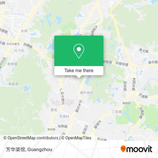 芳华菜馆 map