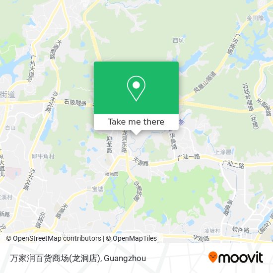 万家润百货商场(龙洞店) map