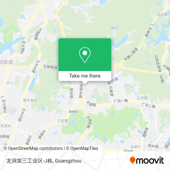 龙洞第三工业区-J栋 map