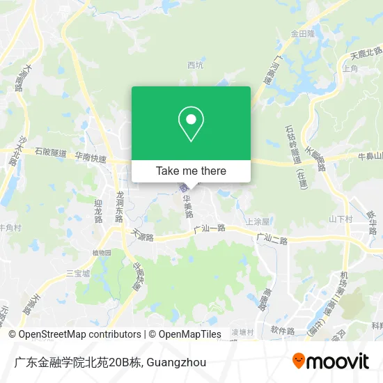 广东金融学院北苑20B栋 map