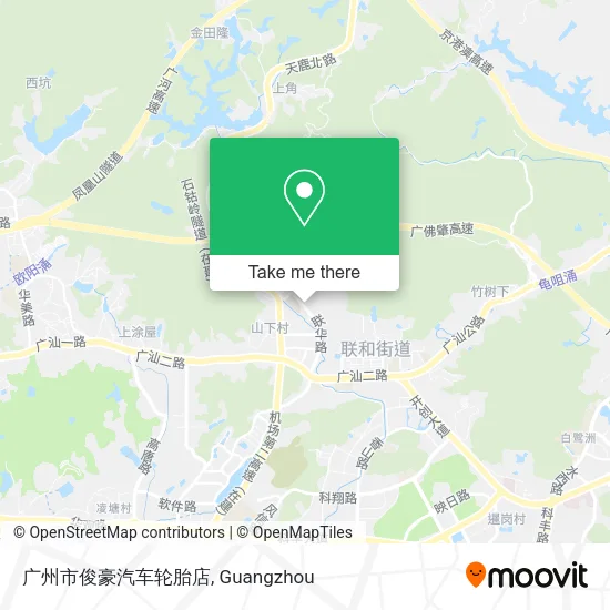 广州市俊豪汽车轮胎店 map