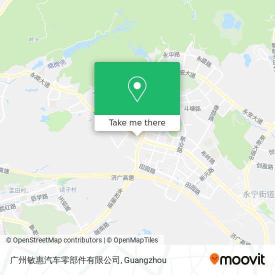 广州敏惠汽车零部件有限公司 map