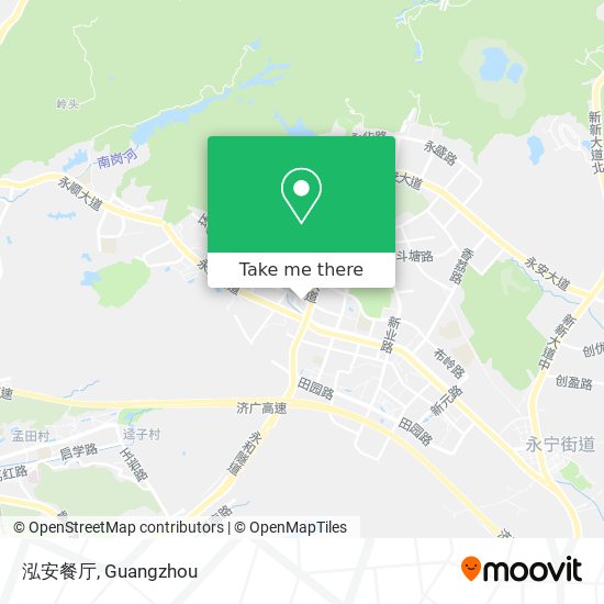 泓安餐厅 map