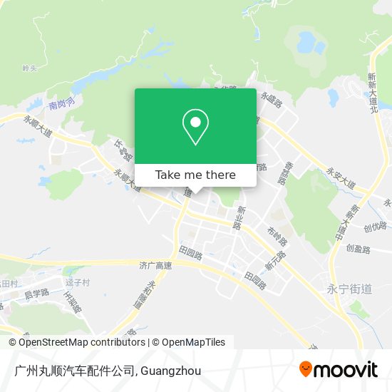 广州丸顺汽车配件公司 map