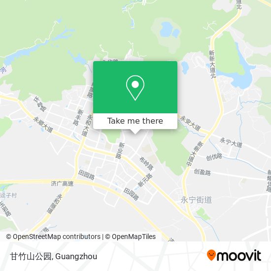 甘竹山公园 map
