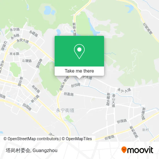 塔岗村委会 map