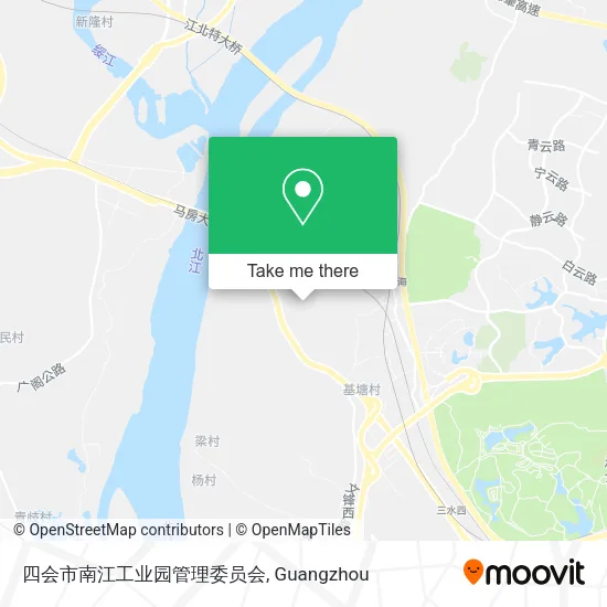 四会市南江工业园管理委员会 map