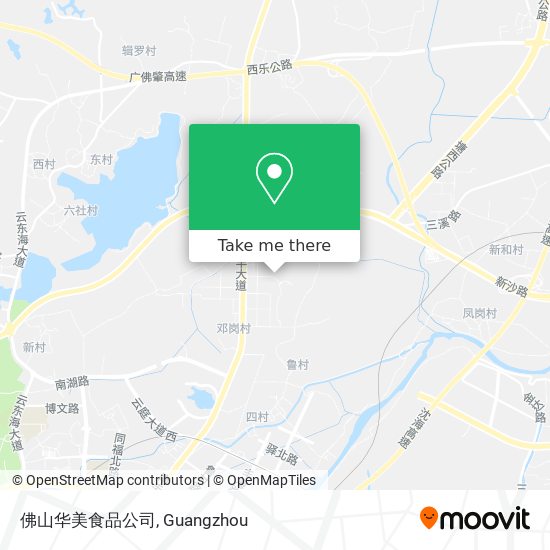 佛山华美食品公司 map