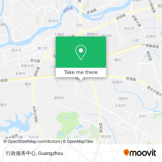 行政服务中心 map
