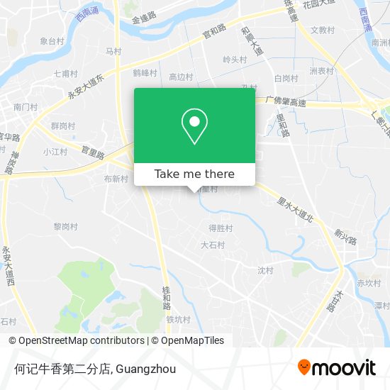 何记牛香第二分店 map