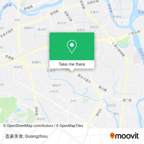 盈豪美食 map