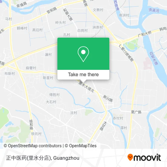 正中医药(里水分店) map