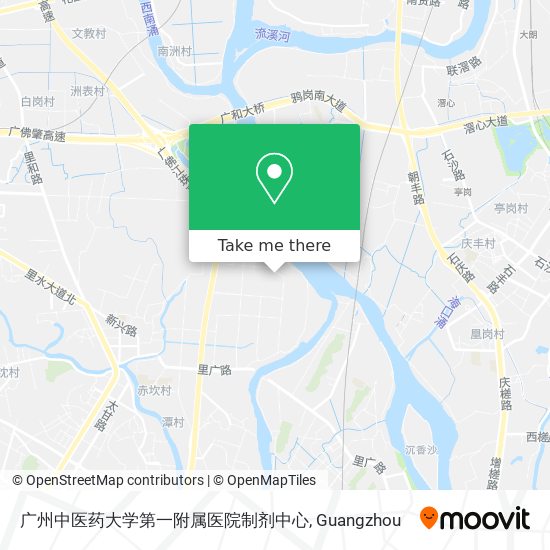 广州中医药大学第一附属医院制剂中心 map