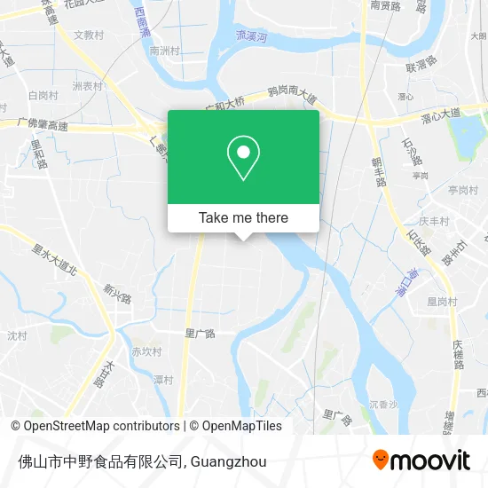 佛山市中野食品有限公司 map