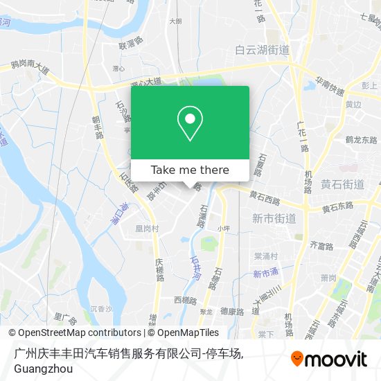 广州庆丰丰田汽车销售服务有限公司-停车场 map