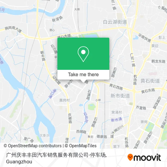 广州庆丰丰田汽车销售服务有限公司-停车场 map