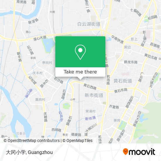 大冈小学 map