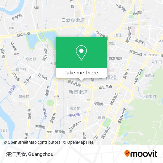 湛江美食 map