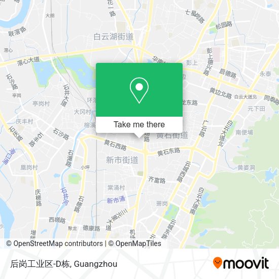 后岗工业区-D栋 map
