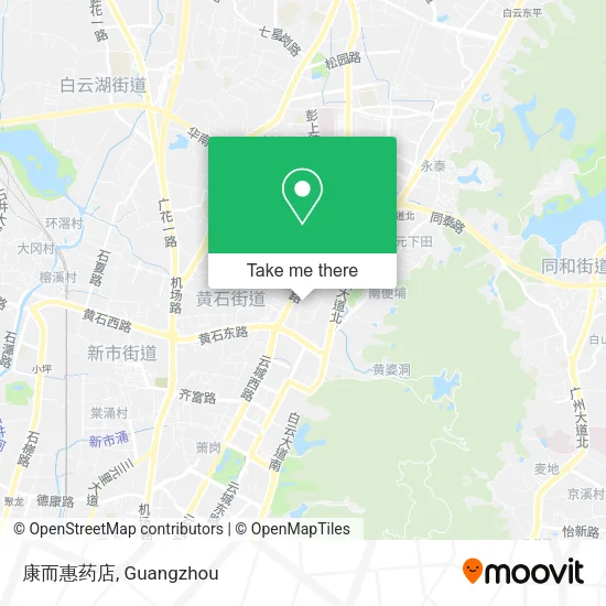 康而惠药店 map