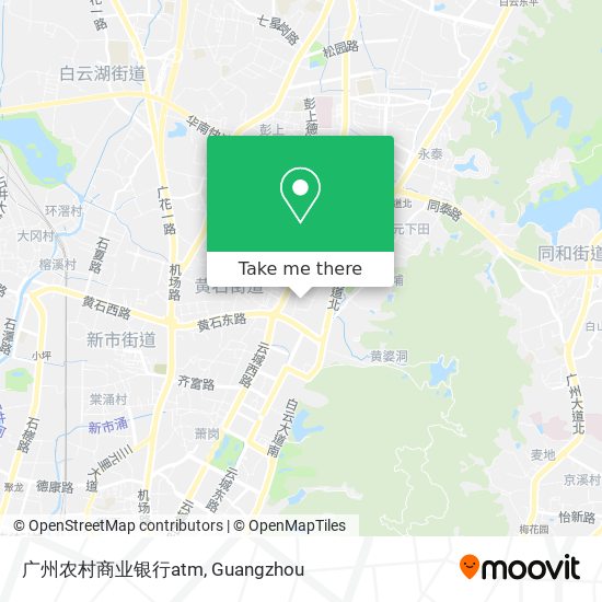 广州农村商业银行atm map