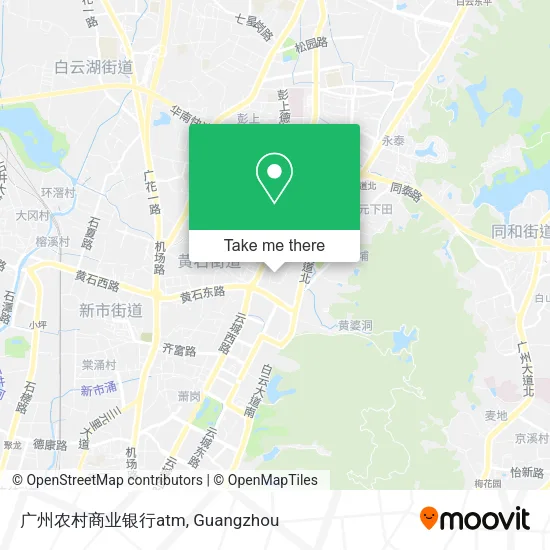 广州农村商业银行atm map