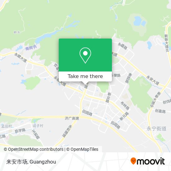 来安市场 map