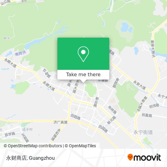 永财商店 map