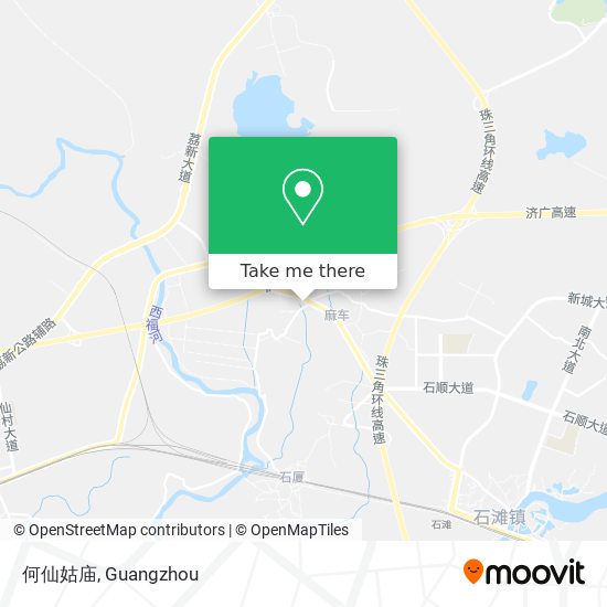 何仙姑庙 map