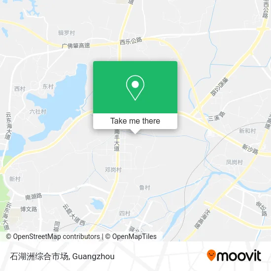 石湖洲综合市场 map