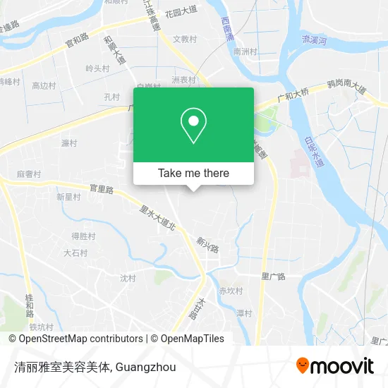 清丽雅室美容美体 map