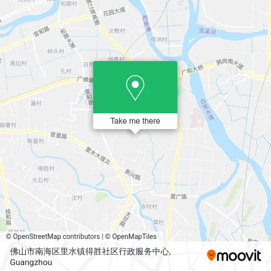 佛山市南海区里水镇得胜社区行政服务中心 map