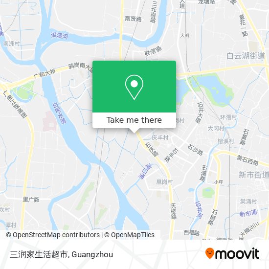 三润家生活超市 map