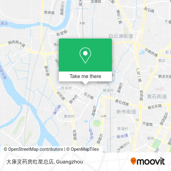 大康灵药房红星总店 map