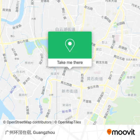 广州环滘住宿 map