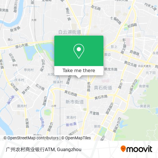 广州农村商业银行ATM map
