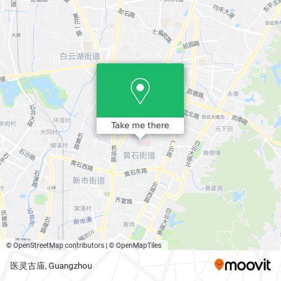 医灵古庙 map