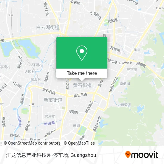 汇龙信息产业科技园-停车场 map